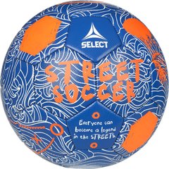 М'яч футбольний SELECT Street Soccer Blue- Orange v24, 4.5, 390 г