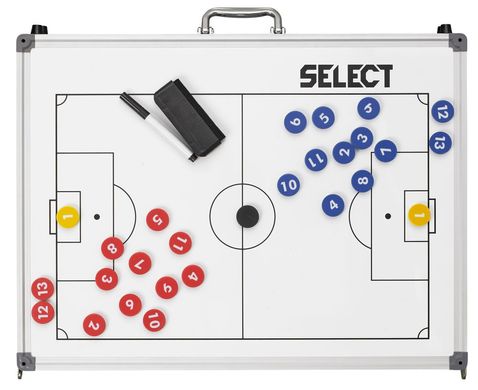 Розкладна тактична дошка SELECT Tactics board foldable - football (60см*90см)