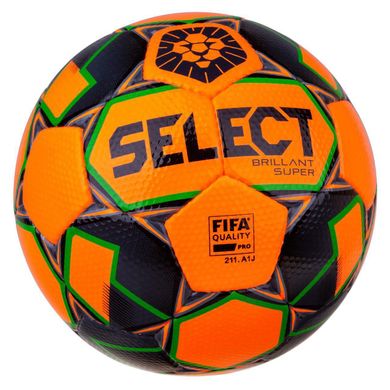 М’яч футбольний SELECT Brillant Super PFL (FIFA QUALITY PRO), 5, 410 - 450 г, 68 - 70 см