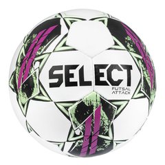 М'яч футзальний SELECT Futsal Attack White v22, 4, 400 - 440 г, 62 - 64 см