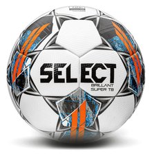 М'яч футбольний SELECT Brillant Super FIFA TB v22 White (FIFA QUALITY PRO), 5, 410 - 450 г, 68 - 70 см