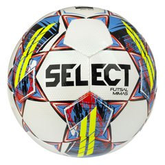 М’яч футзальний SELECT Futsal Mimas White (FIFA Basic) v22, 4, 400 - 440 г, 62 - 64 см