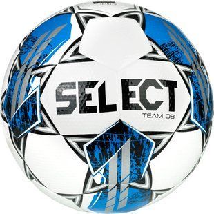 М'яч футбольний SELECT Team DB (FIFA Basic) v25 White- Blue, 5, 410 - 450 г, 68 - 70 см