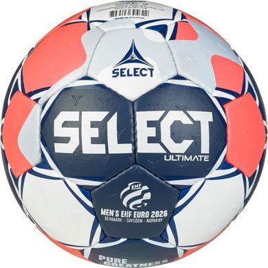 М&rsquo;яч гандбольний SELECT Ultimate EHF Euro Men v26, 2, 350 г, 54 - 56 см