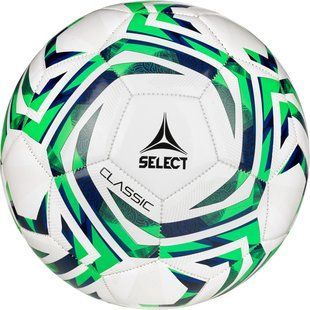 М'яч футбольний (дитячий) SELECT Classic v25 White- Green, 4, 290 - 320 г, 63,5 - 66 см