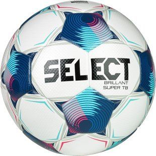 М'яч футбольний SELECT Brillant Super TB v25 (FIFA QUALITY PRO) White- Blue, 5, 410 - 450 г, 68 - 70 см