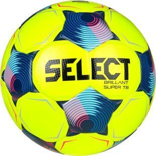 М'яч футбольний SELECT Brillant Super TB v25 (FIFA QUALITY PRO) Yellow- Blue, 5, 410 - 450 г, 68 - 70 см