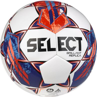М'яч футбольний SELECT Brillant Replica v23, 3, 280 - 310 г, 60 - 62 см