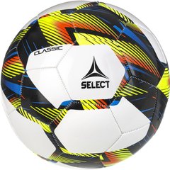 М’яч футбольний SELECT Classic White v23, 4, 290 - 320 г, 63,5 - 66 см