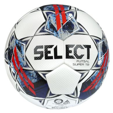 М’яч футзальний SELECT Futsal Super TB White (FIFA QUALITY PRO) v23, 4, 400 - 440 г, 62 - 64 см